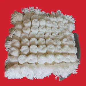 Pom pom tassel pillows  decoratives lot of 4